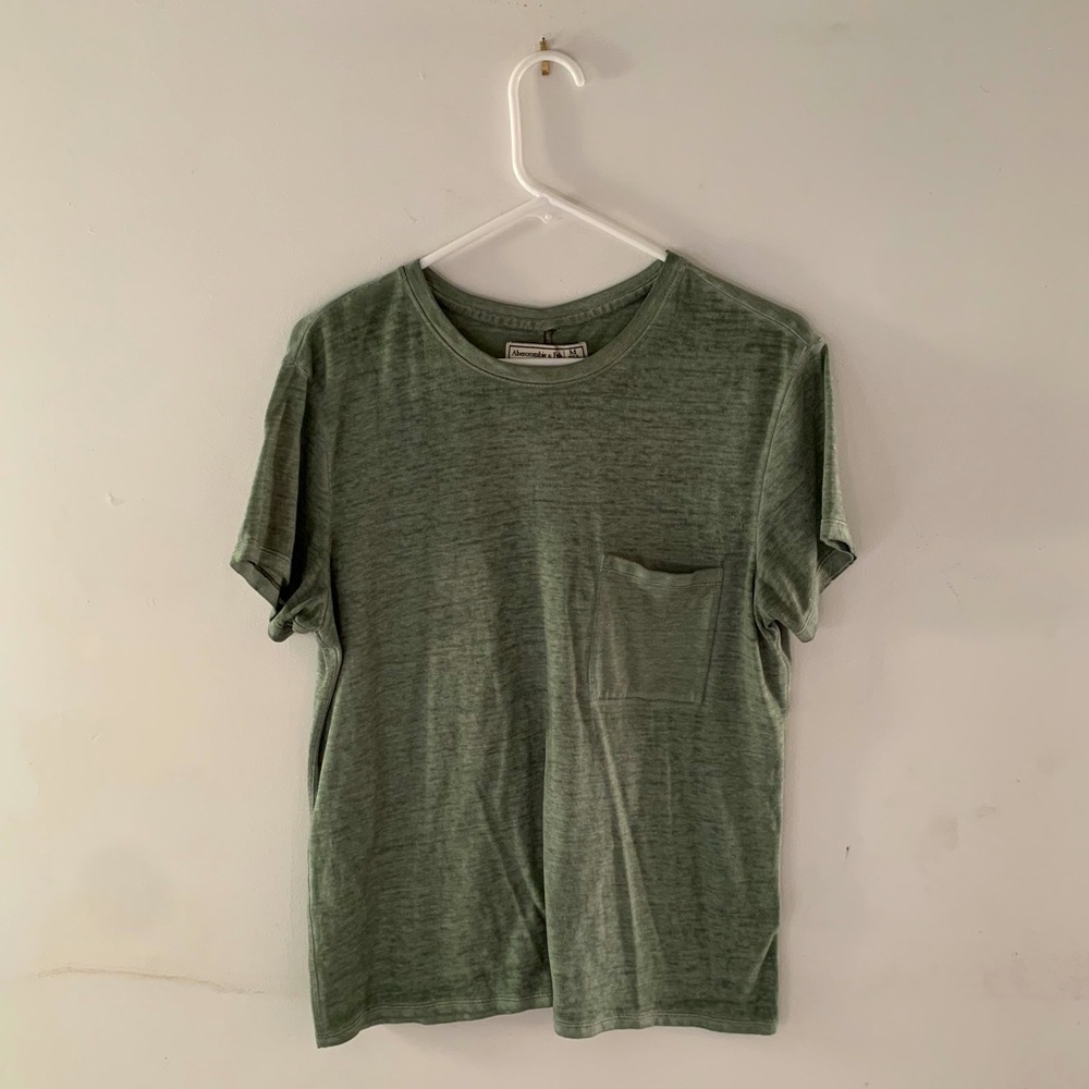 green abercrombie and fitch top
